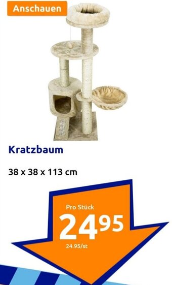 Action Kratzbaum 38 x 38 x 113 cm Angebot