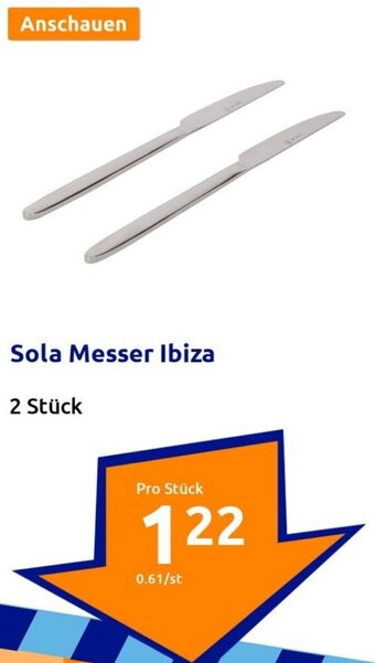 Action Sola Messer Ibiza 2 Stück Pro Stück Angebot