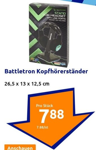 Action Battletron Kopfhörerständer 26,5 x 13 x 12,5 cm Angebot