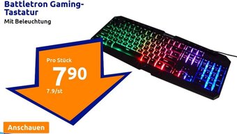 Action Battletron Gaming-Tastatur Mit Beleuchtung Angebot