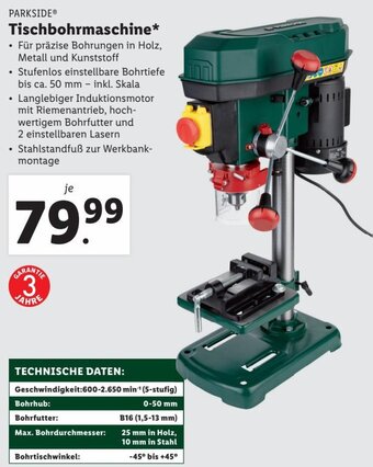 Lidl PARKSIDE Tischbohrmaschine Angebot