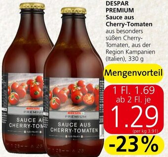 Spar DESPAR PREMIUM Sauce aus Cherry-Tomaten 330 g Angebot