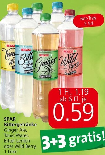 Spar SPAR Bittergetränke 1 Liter Angebot