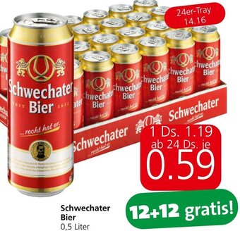 Spar Schwechater Bier 0,5 Liter Angebot