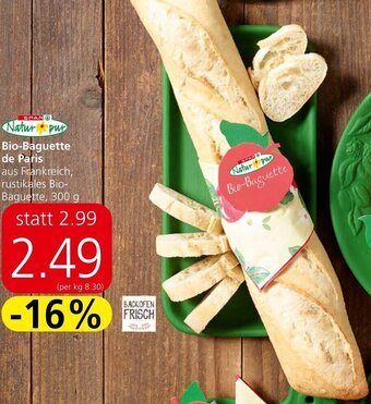Spar Bio-Baguette de Paris, 300 g Angebot