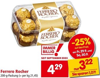 Interspar Ferrero Rocher 200-g-Packung Angebot