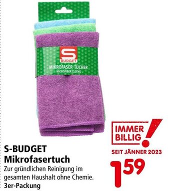 Interspar S-BUDGET Mikrofasertuch Angebot