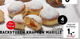 Interspar BACKSTUBEN KRAPFEN MARILLE Angebot
