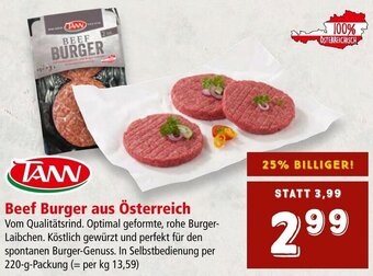 Interspar Beef Burger aus Österreich Angebot