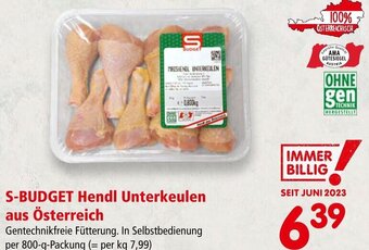 Interspar S-BUDGET Hendl Unterkeulen aus Österreich Angebot