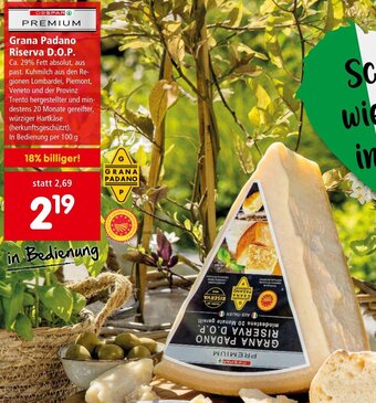 Interspar Grana Padano Riserva D.O.P. Angebot