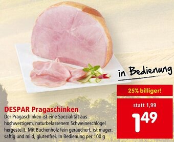 Interspar DESPAR Pragaschinken per 100 g Angebot