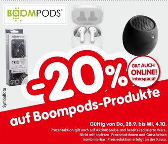 Interspar auf Boompods-Produkte Angebot