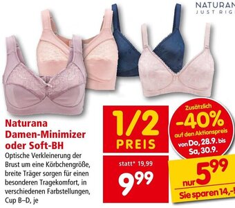 Interspar Naturana Damen-Minimizer oder Soft-BH Angebot