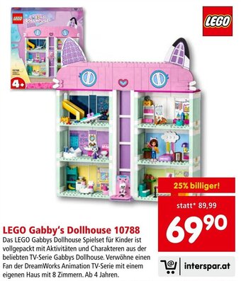Interspar LEGO Gabby's Dollhouse 10788 Angebot