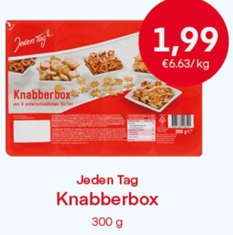 MPreis Jeden Tag Knabberbox 300 g Angebot