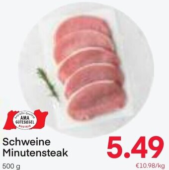 MPreis Schweine Minutensteak 500 g Angebot