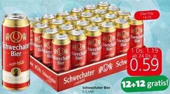 Eurospar Schwechater Bier 0,5 Liter Angebot