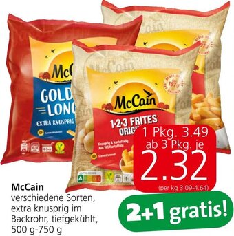 Eurospar McCain 500 g- 750 g Angebot