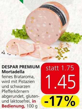 Eurospar DESPAR PREMIUM Mortadella 100 g Angebot