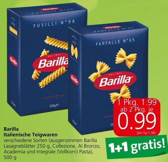 Eurospar Barilla Italienische Teigwaren 500 g Angebot