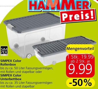 Eurospar SIMPEX Color Rollenbox Angebot