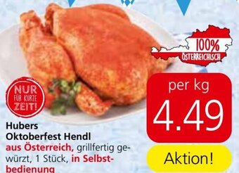 Eurospar Hubers Oktoberfest Hendl Angebot