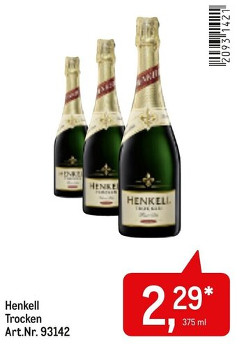 AGM Henkell Trocken 375 ml Angebot