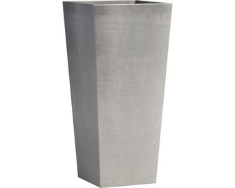Hornbach Pflanzvase rotterdam high 32,5x32,5 cm grau Angebot