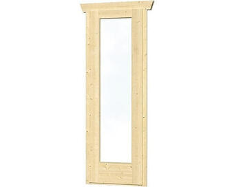 Hornbach Einzelfenster für gartenhaus 28 mm skan holz 67x198 cm, natur Angebot