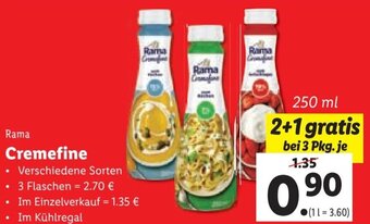 Lidl Rama Cremefine 250ml Angebot