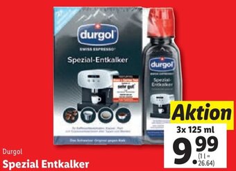 Lidl Durgol Spezial Entkalker 3x 125 ml Angebot