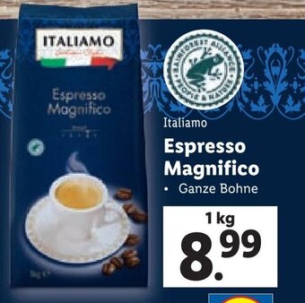 Lidl Italiamo Espresso Magnifico 1 kg Angebot