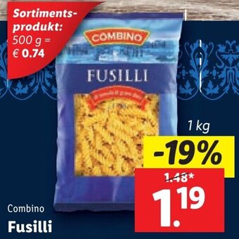Lidl Combino Fusilli 1 kg Angebot