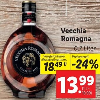 Lidl Vecchia Romagna 0,7 Liter Angebot