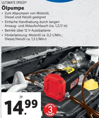Lidl ULTIMATE SPEEDⓇ Ölpumpe Angebot