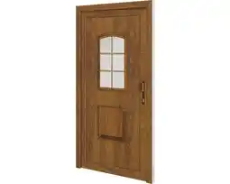 Hornbach Haustür kunststoff texas weiß/golden oak 100x200 cm rechts Angebot