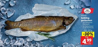 Lidl Holzinger Saibling geräuchert Angebot