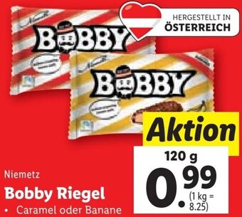 Lidl Niemetz Bobby Riegel 120 g Angebot
