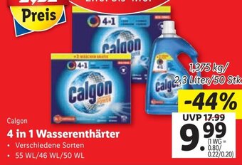 Lidl Calgon 4 in 1 Wasserenthärter Angebot