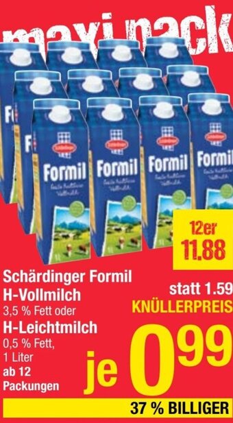 Maximarkt Schärdinger Formil H-Vollmilcht oder H-Leichtmilch Angebot