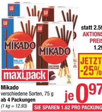 Maximarkt Mikado 75g Angebot