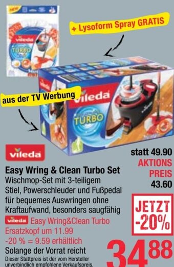 Maximarkt vileda Easy Wring & Clean Turbo Set Angebot