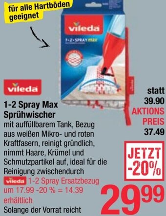 Maximarkt 1-2 Spray Max Sprühwischer Angebot