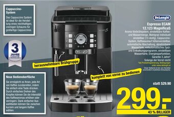 Maximarkt DeLonghi Espresso ECAM 12.123 Magnificas Angebot