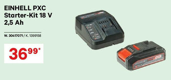 Lagerhaus EINHELL PXC Starter-Kit 18 V 2,5 Ah Angebot