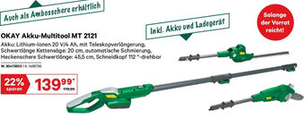 Lagerhaus OKAY Akku-Multitool MT 2121 Angebot