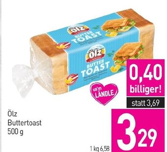 Sutterlüty Ölz Buttertoast 500g Angebot