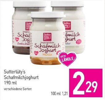 Sutterlüty Sutterlüty's Schafmilchjoghurt 190 ml Angebot