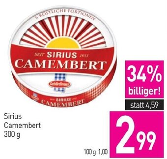 Sutterlüty Sirius Camembert 300g Angebot